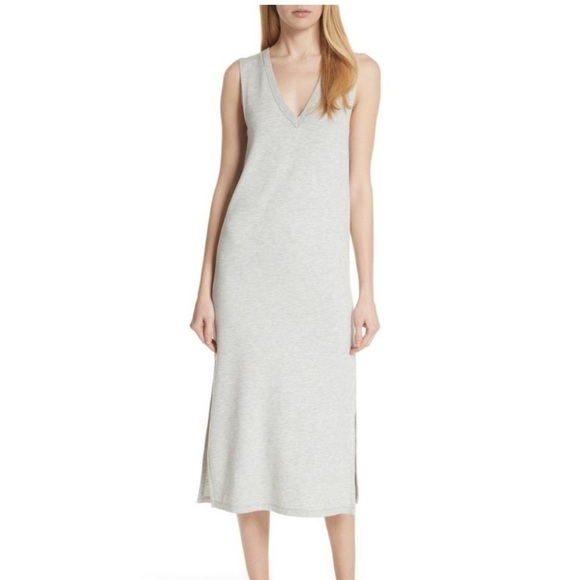 Rag and Bone Phoenix Vee Midi Dress - Picture 1 of 9